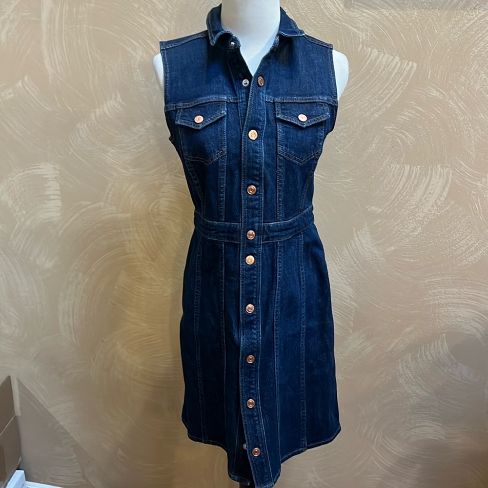 J.Crew Denim Dress or Vest. 2.  NWT